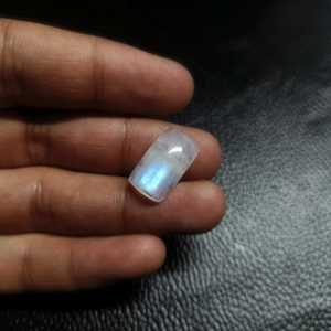 Premium Natural <b>Rainbow</b> Moonstone Cabochon 18x11mm <b>Light</b> Jewelry Making OEM Exporter Manufacturer India - Product Image 4