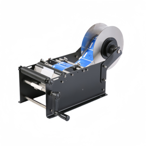 Hướng dẫn sử dụng băng ghế dự bị Top labeller Jar nước pet chai ghi nhãn stickering Máy rượu vang thủy tinh vòng Applicator Sticker dán nhãn máy - Product Image 2