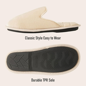 <strong>House</strong> <strong>Slippers</strong> <strong>for</strong> Men <strong>Women</strong> Full Toe Comfortable Memory Foam Slip on Diamond Velvet Indoor <strong>Slippers</strong> - Product Image 3