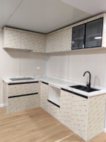 Maison mobile facile à installer, Tiny House de 20 pieds, conteneur extensible avec chambre, cuisine, salon, design minimaliste préfabriqué