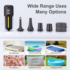 <span class=keywords><strong>Pompe</strong></span> à air électrique portable de poche avec lanterne de camping, <span class=keywords><strong>mini</strong></span> <span class=keywords><strong>pompe</strong></span> à air rechargeable par USB avec batterie remplaçable pour articles gonflables - Product Image 4