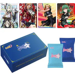 日本のアニメ卸売ゲームカード厚くTR3D女神ストーリーアニメコレクションカード