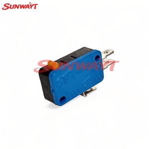 Accessoires pour machines de jeu à monnayeur : Bouton poussoir d'arcade bleu à 3 broches - Product Image 2