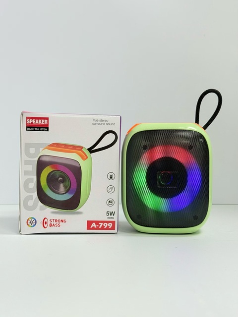 Powerful Wireless Portable Speaker Stereo Sound Deep Bass Wireless Speaker With Lights