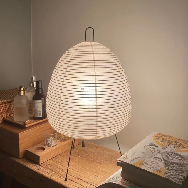 Tripod Floor Lamp Modern Lamps LED Table Lights Japanese Style Paper Art Table Light Modern Tripod Table Desk Lamp Indoor Decor