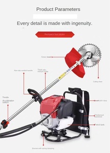 Four-Stroke Gasoline Backpack Lawn Mower Side-Hanging Small Household <b>Brush</b> Cutter Harvester Gasoline-<b>powered</b> <b>Brush</b> Cutter - Product Image 6