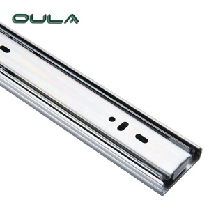OULA 45mm Soft-Close Single Spring <strong>Drawer</strong> <strong>Slide</strong> <strong>Full</strong> <strong>Extension</strong> with Adjustable Design for Modern Kitchen Hotels Warehouses - Product Image 3