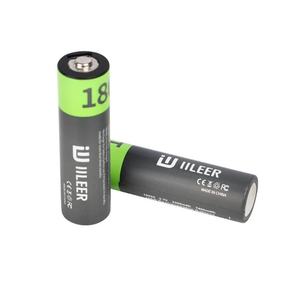 Batterie lithium-ion rechargeable USB IILEER 18650 21700 3.7V 2000mAh 5000mAh pour smartphones 7400mWh 18500mWh - Product Image 1