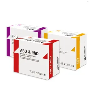 Kit de teste abo & rhd sensível, preciso 100%, grouping do sangue, reagente, aglomeramento do sangue, reator para grouping do sangue