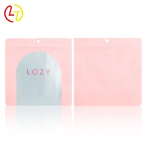 Custom Frosted Biodegradable Plastic color Packaging Zipper Bags POLO shirt Zip Lock Bags With Logo