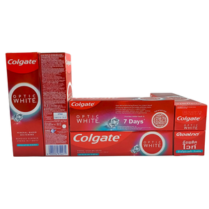 Pasta Dental Blanqueadora Colgate Optic White Advanced con Fórmula Mineral Exfoliante para Protección Contra Caries, Uso Doméstico, Formato Grande - Product Image 2