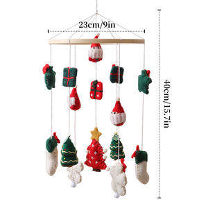 Nouveau style transfrontalier : hochet suspendu pour berceau de bébé, jouet en peluche, carillon éolien animal, hochet suspendu pour <span class=keywords><strong>lit</strong></span>, jouet apaisant pour nouveau-né, léger - Product Image 5