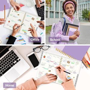Planificadores Diarios Julio 2026-Junio 2026, Planificadores Académicos para Maestros y Estudiantes, <span class=keywords><strong>Planificador</strong></span> Semanal y <span class=keywords><strong>Mensual</strong></span> para Mujeres - Product Image 6