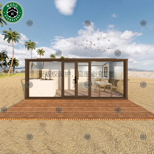 Résidence mobile préfabriquée extensible, villa conteneur à plat 2-3 chambres, panneaux sandwich, construction rapide - Product Image 3