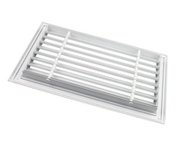 Grille d'aération de retour réglable en aluminium à lame carrée, de haute qualité, industrielle, moderne et décorative, pour entrepôt et sous-sol