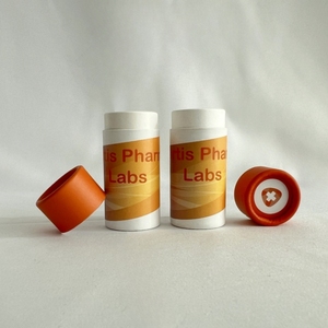 Precio de fábrica, tubo de papel de empuje ecológico, contenedor de brillo de labios de cartón hecho a mano, bálsamo labial de cartón resistente al aceite, desodorante para - Product Image 6