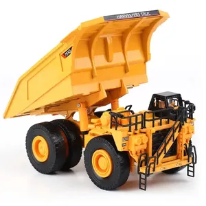 Diecast Truck 1/75 Mining Truck Modellbau Fahrzeug Mini LKW Spielzeug Modell Mini Alloy Kunststoff Unisex Gelb 8 bis 13 Jahre