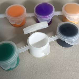 Juego <span class=keywords><strong>de</strong></span> Pinceles Daqian Personalizado <span class=keywords><strong>de</strong></span> 6 Piezas con 12 Colores <span class=keywords><strong>de</strong></span> Pigmento Acrílico <span class=keywords><strong>de</strong></span> 3 ml al por Mayor con Dos Pinceles - Product Image 5