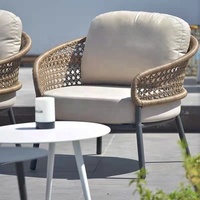 Offre Spéciale – Expédition Immédiate : Ensemble de Canapés d'Extérieur en Rotin Tressé pour Jardin et Maison – Canapé Profond en Rotin pour Patio
