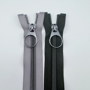 Chuỗi dài mở-end Nylon dây kéo 3M đầy đủ Zip ren Polyester cho may váy túi Giày phụ kiện thuận tiện băng kéo thanh trượt - Product Image 2