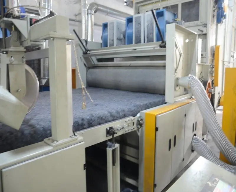 Air Gelegd Thermische Bonding Gerecycled Slordige Fiber Matras Vilt Machine