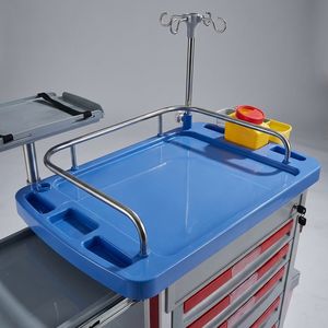 <span class=keywords><strong>Chariot</strong></span> médical innovant Keling pour la télémédecine avec supports d'écran double et bras articulé pour les soins - Product Image 4