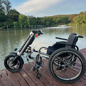MT04 16 "800W accessoire pour <span class=keywords><strong>fauteuil</strong></span> <span class=keywords><strong>roulant</strong></span> VTT route accidentée <span class=keywords><strong>fauteuil</strong></span> <span class=keywords><strong>roulant</strong></span> vélo tracteur électrique vélo à main électrique - Product Image 6