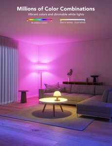 Bombilla inteligente Matter con colores RGB Conexión directa a Tuya & SmartThings <span class=keywords><strong>Apple</strong></span> Home Siri Control de voz Luces <span class=keywords><strong>inteligentes</strong></span> para el hogar - Product Image 2