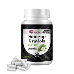 高品質のグァバイオラ（サワーソップ）カプセル、天然細胞健康サポートサプリメント、抗酸化物質豊富、非遺伝子組み換え、グルテンフリー - Product Image 1