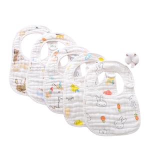 100% Organic Cotton Triangle Absorbent <strong>Baby</strong> <strong>Bibs</strong> Quick Dry <strong>Baby</strong> Bandana Organic Muslin <strong>Baby</strong> <strong>Bibs</strong> - Product Image 1