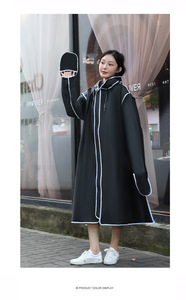 Impermeable Largo para Bicicletas Eléctricas, Protección Completa del Cuerpo Contra Lluvia Intensa, Ropa de <span class=keywords><strong>Ciclismo</strong></span> Unisex para Adultos - Product Image 5