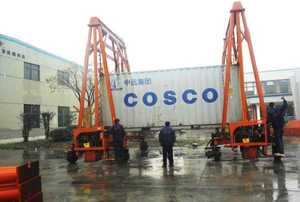 Grue de levage de conteneurs portuaire de 30 à 40 tonnes avec moteur, boîte de vitesses, PLC et roulement - Product Image 3