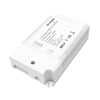Euchips Controlador LED Original 24V IP20 0-10V Atenuación Voltaje Constante Salida Única para Instalaciones de Iluminación