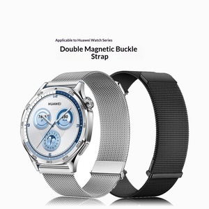Correa Magnética Upro Milanese Loop para Reloj Huawei GT6 GT5 GT4 46mm 41mm, Correa de Metal con Doble Hebilla Magnética - Product Image 6