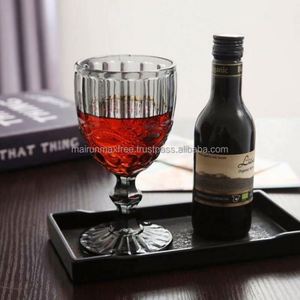 Copa de Vino de Cristal Transparente Personalizada al por Mayor, Color Rosa y Azul, Estilo Americano Clásico, Doble Pared, 320ml/350ml - Product Image 5