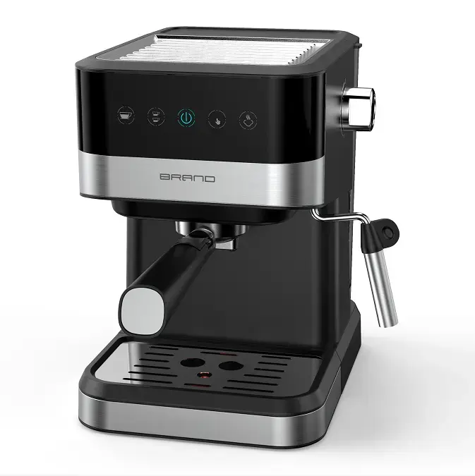 Machine à café espresso pour cappuccino et caffe latte bouton numérique 15 bar cafetière espresso à pompe italienne