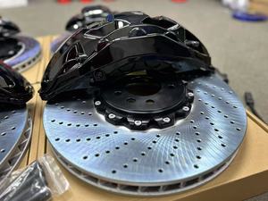 จานเบรกเซรามิกแบบมีร่อง สำหรับ Defender L663 Range Rover Sport L494/L461/L405 Velar Discovery-M3/M4 ที่ใช้ร่วมกันได้ - Product Image 2