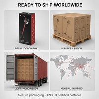 Aspiradora Inalámbrica de Barra sin Escobillas de 430W, Personalizable OEM/ODM, con Certificación CE y RoHS, Filtro HEPA, para el Hogar