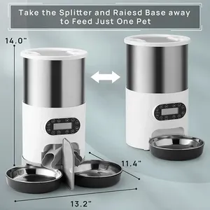 Thông minh Pet 4.5L hẹn giờ mèo khô quả, Máy ghi âm, cảm biến hồng ngoại, thép không gỉ tự động Thức ăn cho chó trung chuyển - Product Image 3