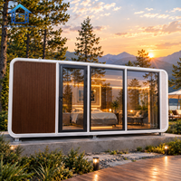 Maisons miniatures OEM personnalisées de 20 et 40 pieds, type Apple Cabin, avec salle de bain et cuisine, pour villas de vacances et hôtels