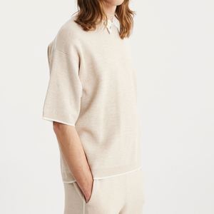 Ensemble de t-shirts en tricot de coton à manches courtes pour hommes, à la mode simple et personnalisée - Product Image 4