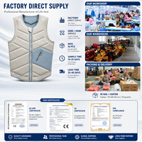 Gilet de sauvetage professionnel pour rafting en eaux vives 150N 600D Oxford NBR Foam pour kayak et sports nautiques en plein air
