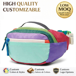 Sac banane de sport en nylon <span class=keywords><strong>avec</strong></span> fermeture éclair, personnalisable <span class=keywords><strong>avec</strong></span> logo, pour course en extérieur - Product Image 1