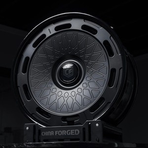 Mozzo ruota grande forgiato nero opaco CF-065 ruota in magnesio 18 pollici per Mercedes-cerchi W222W123S350S300 in lega di alluminio - Product Image 1