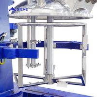 500L Papillon Type Disperseur Mélangeur Agitateur Sous Vide Machine Fraisage Capacité Pompe Roulement Boîte De Vitesses Noyau pour Disperser Faire