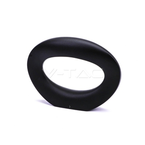 V-TAC VT-811 10W lampada da parete a LED luce indiretta IP20 colore nero 4000K per uso interno esterno moderno corpo in vetro per la camera da letto di casa - Product Image 1