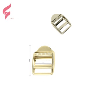 LiHui – sangle de quincaillerie en métal, réglable tri glide, sangle à boucle coulissante, fermoir coulissant en métal pour sacs à main - Product Image 2