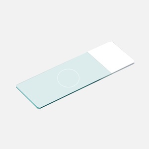 Portaobjetos de laboratorio serie LBC, personalizados con área de cultivo celular, de vidrio para adhesión, para pruebas de citología Thinprep. - Product Image 2