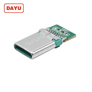 Usine USB Type C Connecteur Type 2.0 <span class=keywords><strong>Jack</strong></span> <span class=keywords><strong>mâle</strong></span> 4 Broches <span class=keywords><strong>À</strong></span> <span class=keywords><strong>Souder</strong></span> pour Câble USB C - Product Image 4