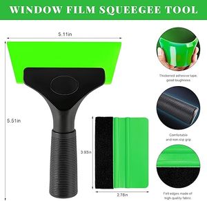 Kit professionnel de teintage de vitres Guanghuan 2 pièces, outils de pose de vinyle, raclettes en feutre plastique, <span class=keywords><strong>film</strong></span> de confidentialité universel - Product Image 5